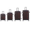 Coolife Softside Upright Luggage Set , Lightweight,4-Piece (20//24/28/32),Brown - 2 of 4