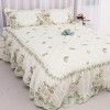 Green Leaves 3-Piece Comforter Set, Includes 1 Soft Lightweight Comforter and 2 Matching Pillowcases, Botanical Bedding - 2 of 4