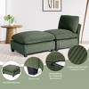 WestinTrends Hearthside 68.5" Corduroy Upholstered Indoor Chaise Lounge Chair - 3 of 4
