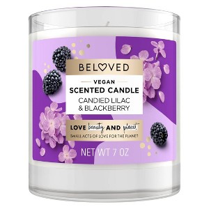 Beloved Candied Lilac & Blackberry 1-Wick Candle - 7oz - 1 of 4