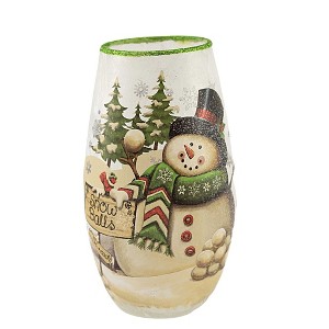 Stony Creek 7.25 In Jolly Snowman Pre-Lit Med Electric Windy Winter Snow Novelty Sculpture Lights - 1 of 3