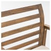 Emilano Set of 2 Acacia Wood Club Chair - Natural Stained - Christopher Knight Home: Weather-Resistant Patio Accent Chairs with Polyester Cushions - 3 of 4