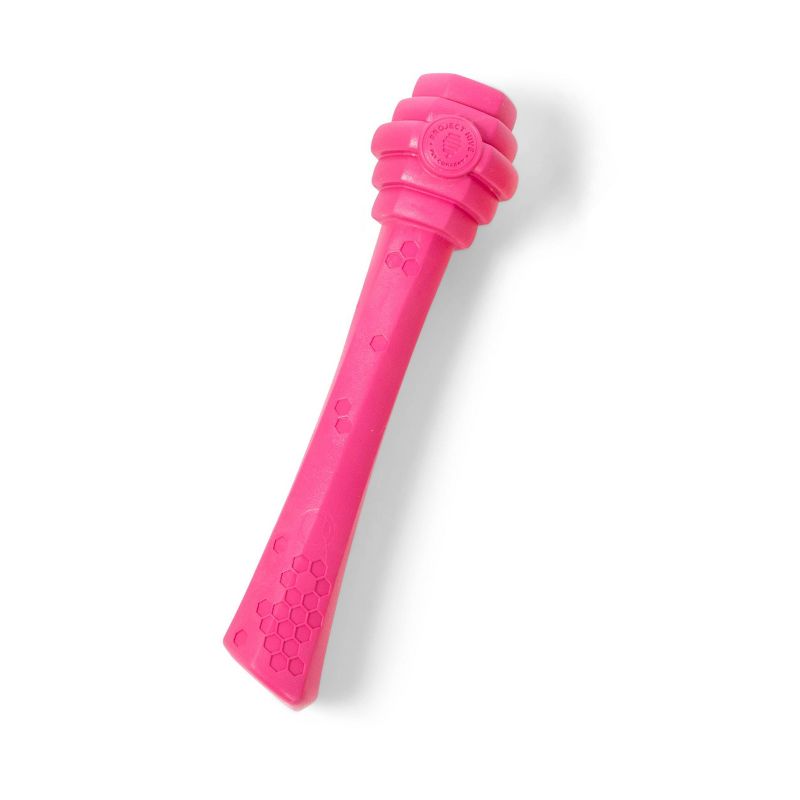 Project Hive Pet Company Wild Berry Fetch Stick Interactive Dog Toy - Pink, 1 of 8