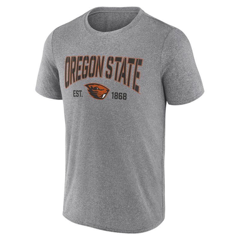 NCAA Oregon State Beavers Men&#39;s Heather Poly T-Shirt, 2 of 4