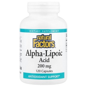 Natural Factors Alpha-Lipoic Acid, 200 mg, 120 Capsules - 1 of 4