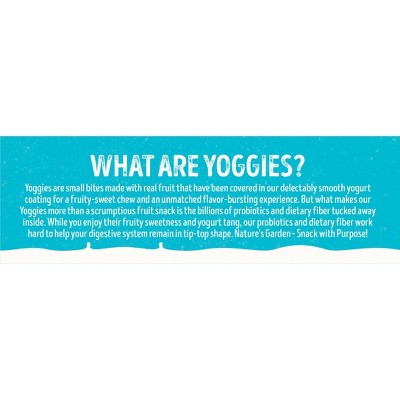Nature's Garden Snacks Probiotic Yoggies Tropical Fruit Snacks Bag - 8.5oz/12ct