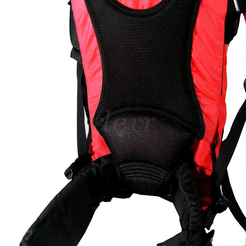 ClevrPlus Deluxe Outdoor Child Backpack Baby Carrier Light Outdoor Hiking, Red, 4 of 8