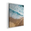 Romana Lilic / LA76 Photography The Surfer and The Ocean Framed Art Canvas - Society6 - image 2 of 4