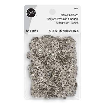 Dritz 12ct Snaps Magnetic Square Nickel : Target