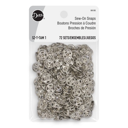 Sew On Snaps - Size 10 in Nickel – Brooklyn Craft Company