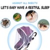 2 Pack Baby Stroller Mosquito Net ,Durable Mesh Protection Breathable Universal Fit Insect Barrier - 3 of 4