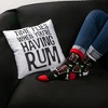 Pavilion Gift Company - Rum - 14" x 14" Pillow - Throw Pillows - 3 of 4