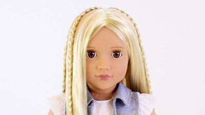 Our Generation Prisha & Styling Accessories 18 Hair Grow Doll : Target