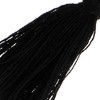 John Bead 1in Black Cotton Tassels Ornament for DIY Crafts Party Decorations, 20pcs - 4 of 4