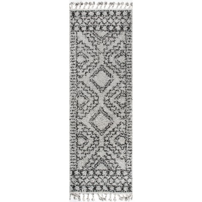 Nuloom Vasiliki Moroccan Global Tassel Indoor Area Rug