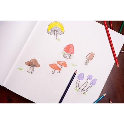 Large Black Hardcover Sketch Book with Acid-Free Paper