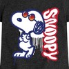 Girls' - Peanuts - Graffiti Snoopy Fitted Short Sleeve Graphic T-Shirt - 2 of 4