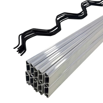 6.6 Ft Spring Wire And Lock Channel , 1mm Aluminum Alloy Lock Channels ...