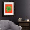 Trademark Fine Art - Francesco Gulina  Monstera Leaf Red Matted Framed Art - 2 of 4