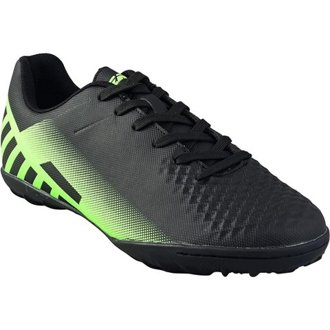 Vizari Men's Santos Turf Soccer Shoes for Adults and Teens- Black/Green
