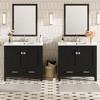 Whisen 30 in. Bathroom Storage Cabinet Bathroom Vanity with 2 Soft Closing Doors and Drawer - 3 of 4