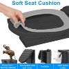 Musment Portale Foldable Camping Toilet Set with Privacy Tent, Black - 2 of 4