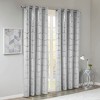 TOBILE Total Blackout Metallic Print Grommet Top Curtain Panel(Only 1 Pc Panel) - 2 of 4