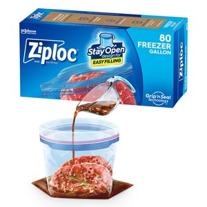 Ziploc Freezer Gallon Bags with Grip 'n Seal Technology - 1 of 4