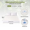 SEVOBAL Mattresses Bamboo Fiber Waterproof Mattress Protector Breathable Mattress, Medium Firmness Mattresses for All Seasons, White, 80"*60"*21" - 4 of 4