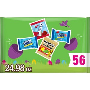 Twizzlers, Jolly Rancher Haribo Gummy Assortment Bag Easter Candy - 24.98oz - 1 of 4