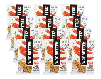 Way Better Snacks Sweet Chili Tortilla Chips - Case of 12/1 oz