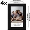 Americanflat 2x3 Picture Frame - Set of 4 - Use as 2x3 Frame for Instant-Print Photos - Black Mini Picture Frames for Tabletop - 4 of 4