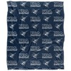 Palm Beach Atlantic University Logo Pattern Silky Touch Blanket White 50x60 - 2 of 4