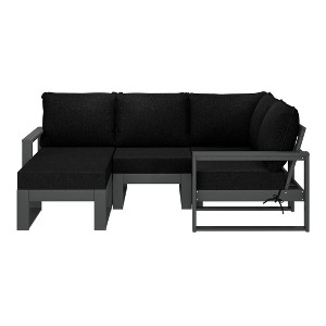 WestinTrends Montara 5-piece Outdoor Sectional Modular Patio Furniture Sofa Set - 1 of 4