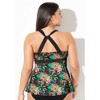 Swimsuits for All Longer Length Surplice Tankini Top (Plus Sizes Available) - 3 of 4