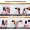 Unique Bargains Steel Bike Ladders Garden Tools Organizing Garage Hooks 6 Pcs - 4 of 4