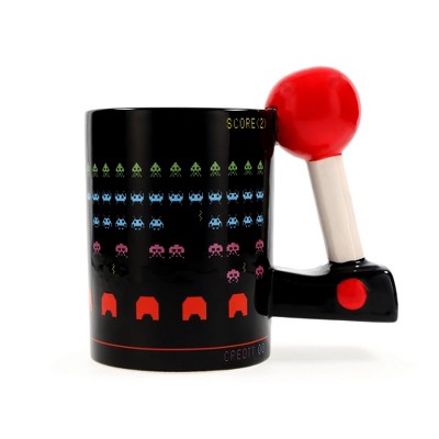 Just Funky Space Invaders 3D Arcade Molded 16oz Coffee Mug