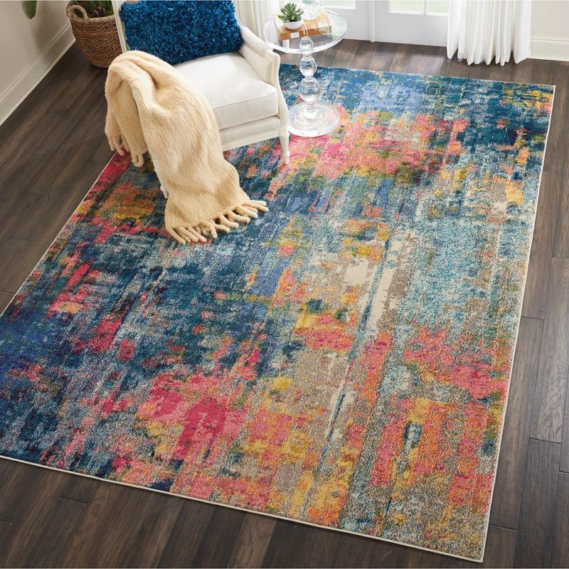 Nourison Celestial Abstract Contemporary Multicolor Indoor Rug, 5 of 12