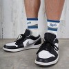 MLB Kansas City Royals Large Quarter Socks: Cushioned Heel & Toe, Midweight Fabric - 4 of 4