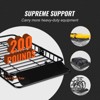 VEVOR Roof Rack Cargo Basket, 64" x 39" x 6" Rooftop Cargo Carrier with Extension, Heavy-duty Steel 200 LBS Capacity Universal Roof Rack, Black - 3 of 4