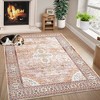 Area Rug Washable Rug Vintage Bohemian Rug, Ultra Soft Area Rugs for Bedroom Living Room Dining Room - 2 of 4