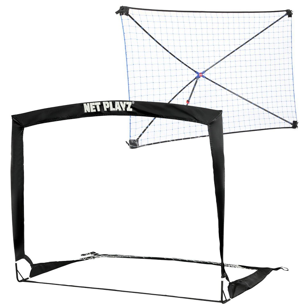 Net Playz Soccer Goal and Rebound Net - 4' x 4'