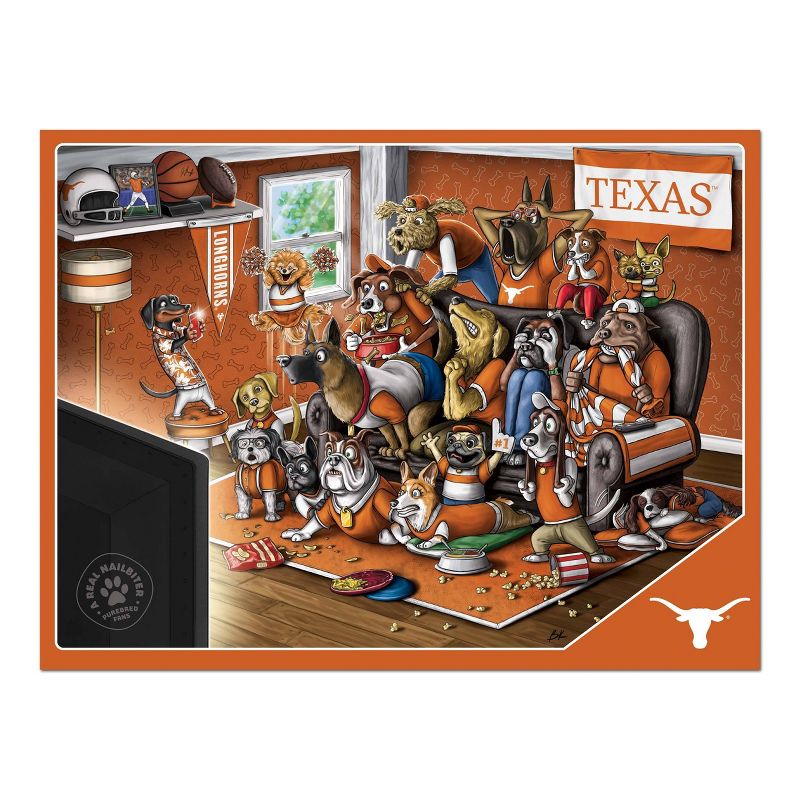 NCAA Texas Longhorns Purebred Fans &#39;A Real Nailbiter&#39; Puzzle - 500pc, 3 of 4