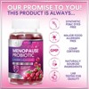 Menopause Supplements for Women Gummies with Black Cohosh, Cranberry 3 Billion CFU Probiotics - 60 Gummies By Hello Lovely! - 4 of 4