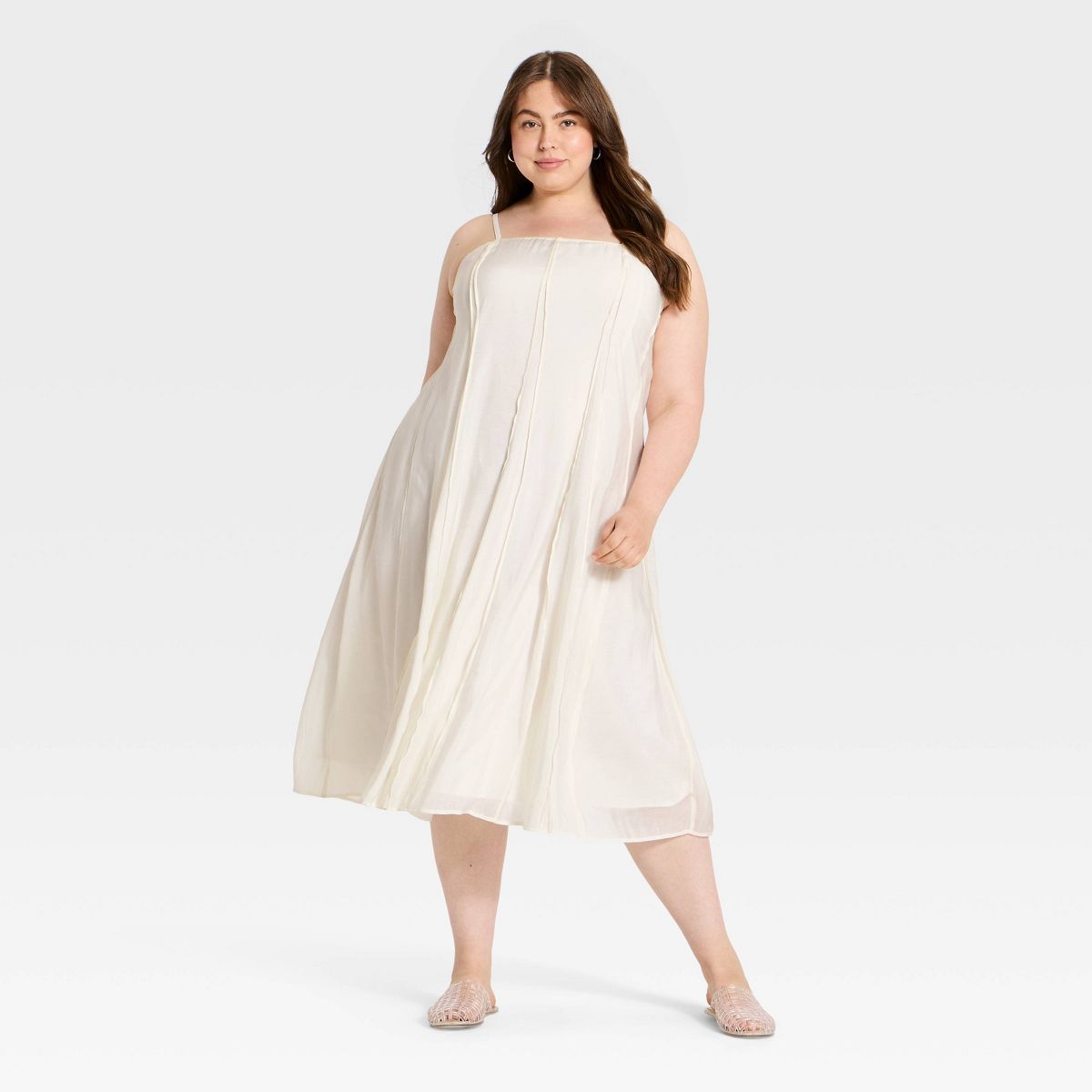 Women's Cami Midi Dress - A New Day™ - thumbnail 6