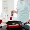 Stainless Steel Kitchen Tongs Silicone Tipped BBQ Cooking Tongs - 4 of 4