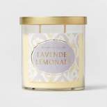 Lidded Glass Jar Candle Lavender Lemonade - Opalhouse™