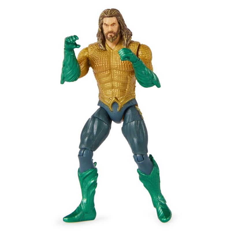 DC Comics Aquaman 4&#34; Gold Suit Action Figure, 5 of 6