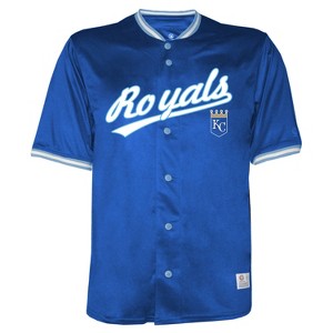 MLB Kansas City Royals Men's Button Down Jersey - XXL - 1 of 2