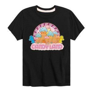 Boys' - Candy Land - Castle Short Sleeve Graphic T-Shirt - 1 of 4